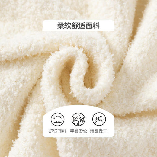 小橙子半边绒儿童毛衣A类蓬松软糯加厚宝宝毛衣秋冬保暖婴儿毛衣 商品图1