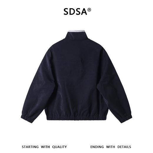 263008SDSA男士秋冬新款痞帅男装潮牌撞色拉链立领夹克外套休闲时尚百搭 商品图5