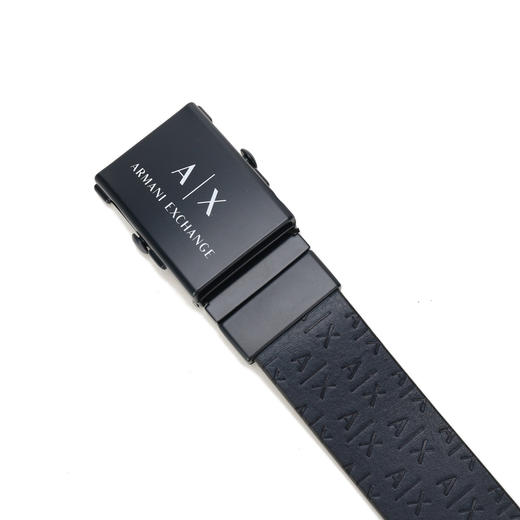 8057163145460 ARMANI EXCHANGE 男士牛皮革时尚潮流带字母LOGO裤带腰带【1250*35mm】 商品图3