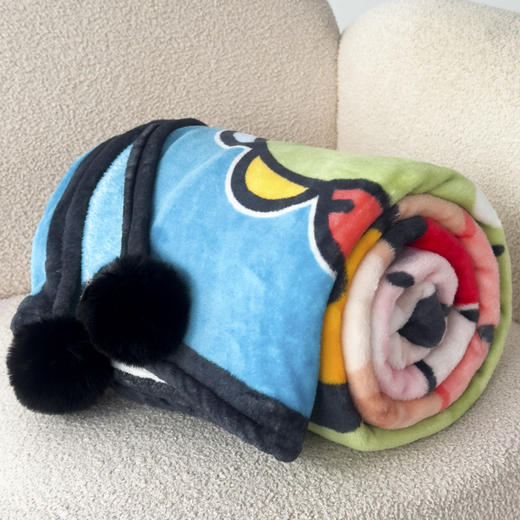 【品牌直发】加倍生活 星眠绒单层双面球毯-BubbleTots巴波布布授权 4色可选 商品图9