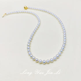 S925珍珠项链（淡水）；5-5.5mm