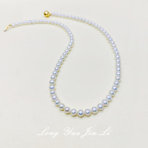 S925珍珠项链（淡水）；5-5.5mm 商品图0