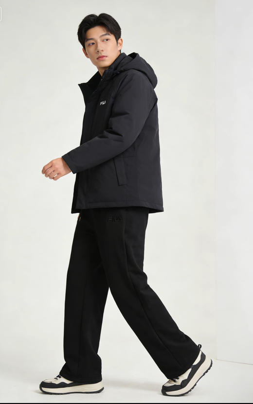 男女同款FL加绒直筒松紧腰卫裤 商品图7