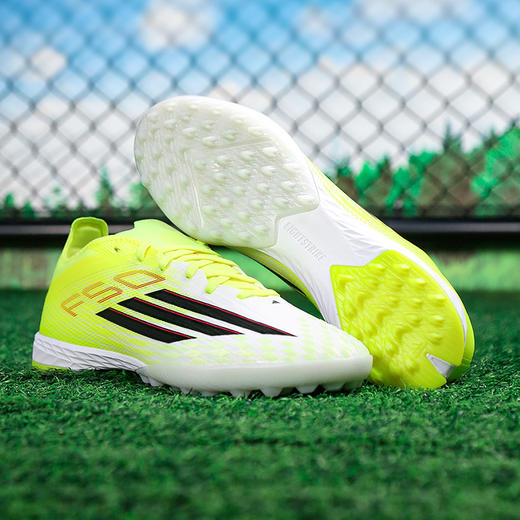 小李子ADIDAS阿迪达斯 F50 次高端TF碎钉成人训练足球鞋男JR8943 商品图3