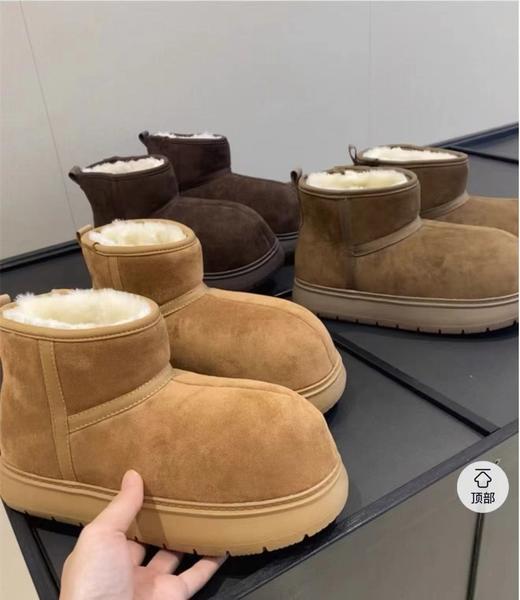 F011224冬季2025新款爆款丑萌大头靴雪地靴 商品图2