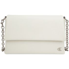 196808564216 卡尔文克雷恩Calvin Klein CK女包时尚小众休闲通勤金属字母翻盖链条斜挎小方包枕头包礼物