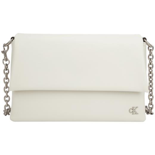 196808564216 卡尔文克雷恩Calvin Klein CK女包时尚小众休闲通勤金属字母翻盖链条斜挎小方包枕头包礼物 商品图0