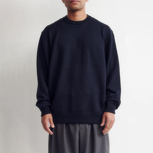 DIGAWEL 百分百美利奴羊毛防缩处理复古风圆领衫卫衣 商品图2