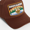 DSQUARED2 男士加拿大徽章棒球帽 棕色 BCM0924 05C00001 5080 商品缩略图4