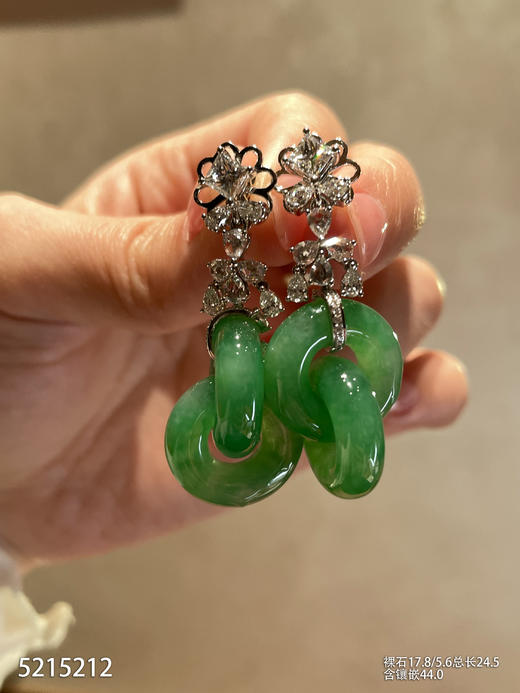 5215212，双环耳坠。具体价格微信咨询 商品图0