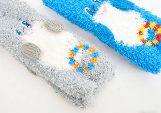 TUTUANNA 秋冬季居家毛毛船袜 16~18cm 2双/组 商品图2