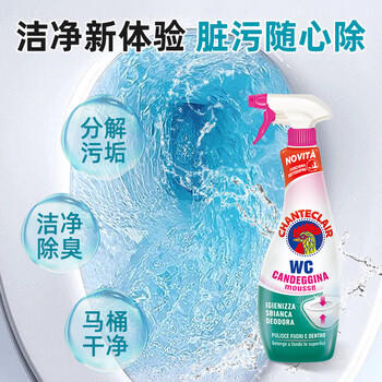 CHANTECLAIR大公鸡管家 马桶清洁剂(漂白) 洁厕液 洁厕灵去黄除臭  625ml /家庭清洁/纸品 /家庭环境清洁 /洁厕灵 商品图4