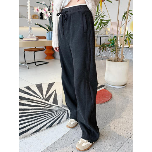 过冬加厚加绒小直筒长裤现货 商品图4