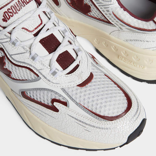 DSQUARED2 男士 Sprinter系列 枫叶徽标休闲运动鞋 混色 SNM0444 43108445 M4141 商品图3