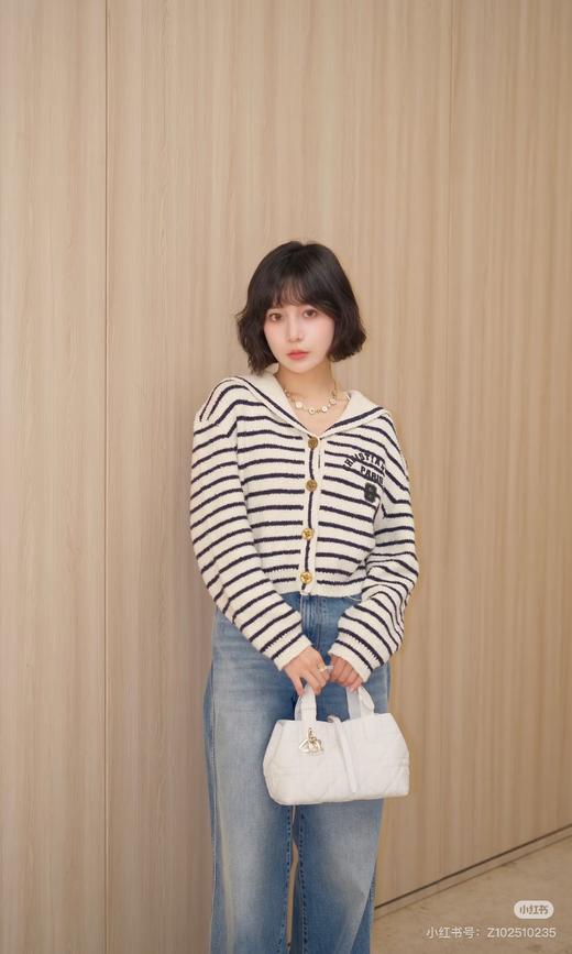 普拉达  海军领条纹针织(MM) 商品图2