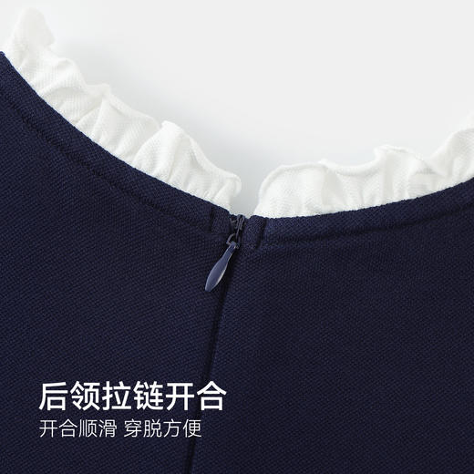 【英氏】【140-170】女童春秋款时尚学院风连衣裙 商品图5