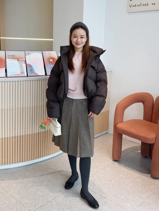 显白W者！BO兰进口 95% 白鹅绒面包羽绒服 商品图4