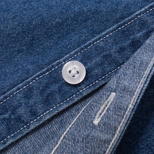 gxgjeans 男装牛仔衬衫外套时尚百搭 烫画K&C 商品图6