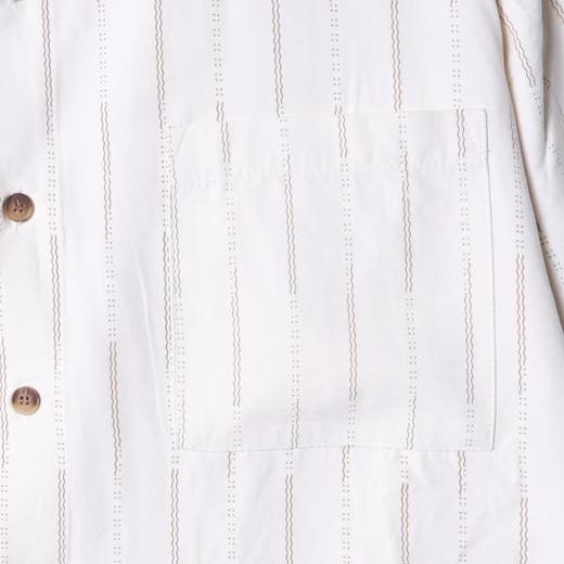 SDSA男士秋冬新款痞帅男装潮牌设计感竖纹翻领长袖衬衫百搭简约 商品图2