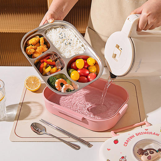 摩登主妇316L不锈钢保温饭盒小学生专用便当盒餐盒 商品图6