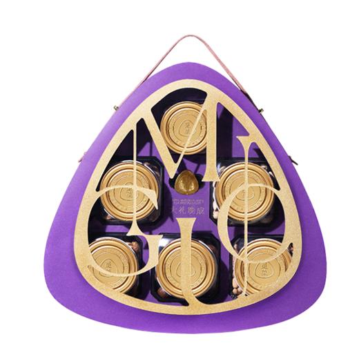 品牌直发 觅菓 紫罗兰礼盒2.0  1.481kg （晚松AA+138g+落松AA+259g+大开心果248g+大夏威夷果258g+A160大紫衣腰果258g+大巴旦木仁320g） 商品图7