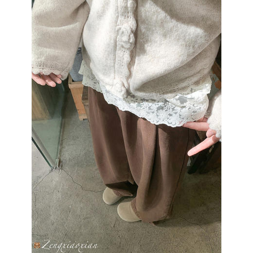 <曾小咸推荐>现货秒杀 ！微信超特价！立体花朵毛衣开衫 日常199.99 立减110 秒杀89.99！！ 商品图2