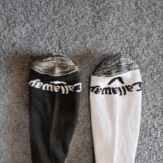 原单正品卡拉威长筒高尔夫球袜，男款均码39-45
只有白色。五双一组 商品图4