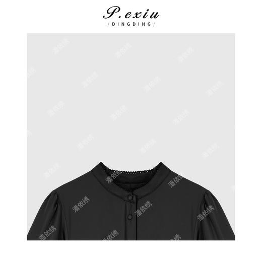 04-6潘依绣丁丁宠粉韩系简约重工排扣长袖短外套Q15523 商品图2