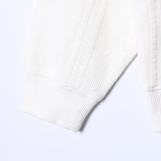 SDSA男士秋冬新款痞帅男装时尚简约纯色肌理感圆领卫衣百搭宽松 商品图3