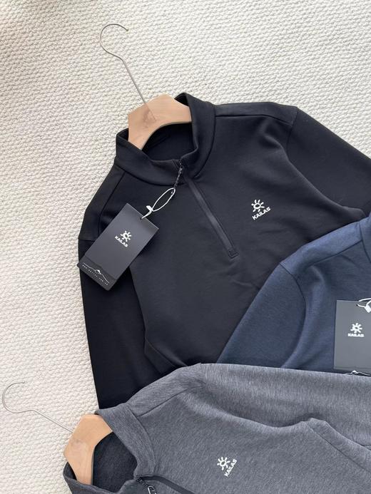 F011206羊毛立领功能长袖T恤美利奴速干户外运动攀登徒步男 商品图8