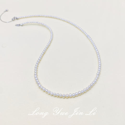 S925珍珠项链（淡水）；3-4mm 商品图0