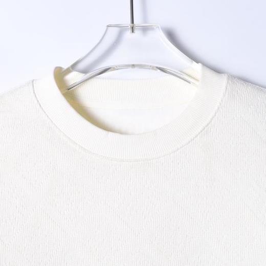 SDSA男士秋冬新款痞帅男装美式简约菱形刺绣字母圆领卫衣宽松百搭 商品图2