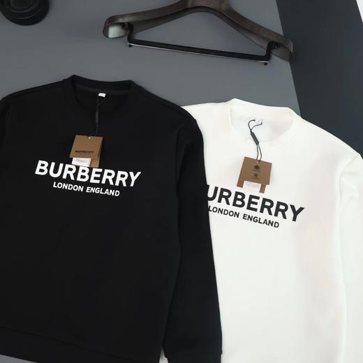 F011280胸前字母logo两色情侣款圆领卫衣 商品图2