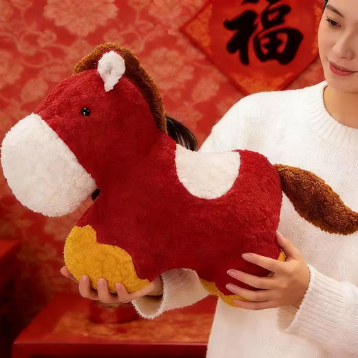 【品牌直发】加倍生活 国风小马抱枕 马年限定系列 春节新年焕新季 商品图5