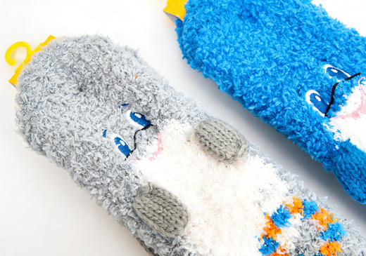 TUTUANNA 秋冬季居家毛毛船袜 16~18cm 2双/组 商品图0