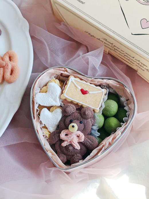 单盒包邮  爱的礼物-小熊的情书曲奇饼干礼盒   商品图1