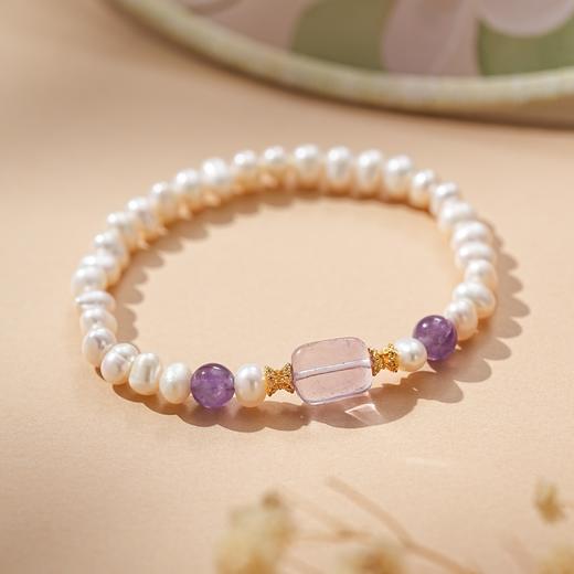 【璃梦·珍珠手串】天然复古淡水珍珠手链 送妈妈送爱人 商品图1