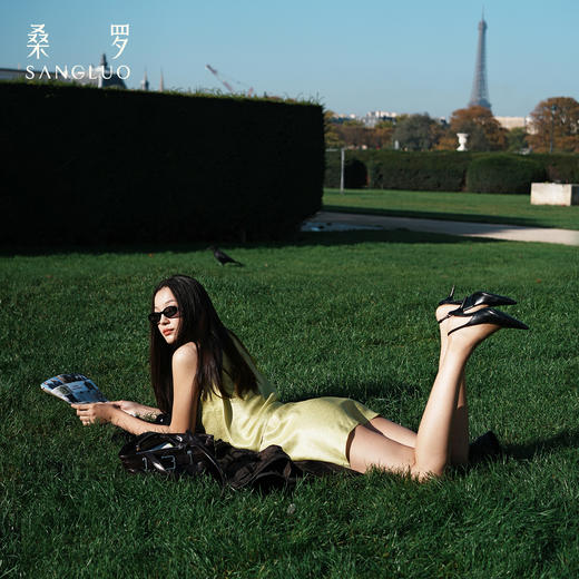 摩登女郎』桑罗纯色背心短裙套装桑蚕丝女法式高级感套装可选 商品图0