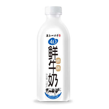 塞上一头牛4.0鲜牛奶778ml 高原牧场高品质鲜奶 学生营养早餐 低温全脂奶 商品图1