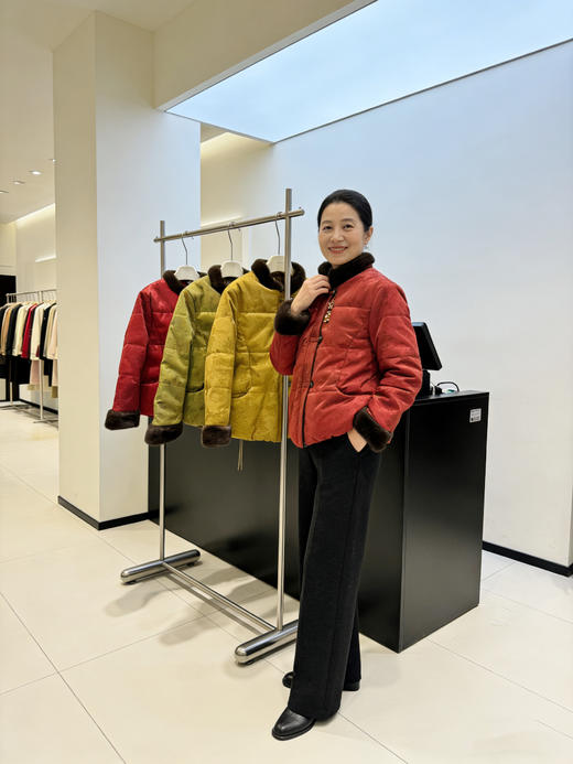 妈妈婆婆新年仪式感加绒夹棉厚款国风棉服 商品图3