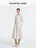 三石一澜SANCELAND女装春季丝毛半裙SK13103008 商品缩略图0