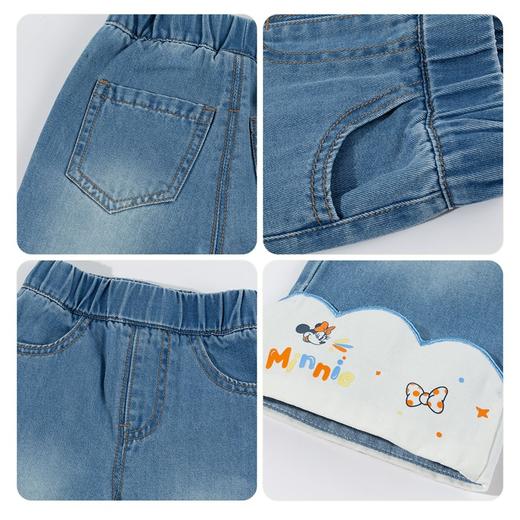 迪士尼春季女童牛仔长裤ZD1FK008 商品图6