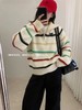 F011263日系秋冬氛围感半拉链宽松针织毛衣 商品缩略图0
