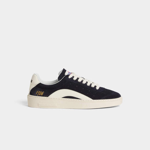 DSQUARED2 男士 Rider系列 字母徽标印花休闲运动鞋 白色+黑色 SNM0441 14170001 M4125 商品图0