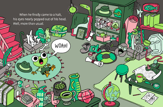 【蓝思350L-450L 送音频】牛津青蛙呱呱跳3册Croaky  英文原版小学生课外阅读  漫画图画书  奇幻冒险搞笑 商品图3