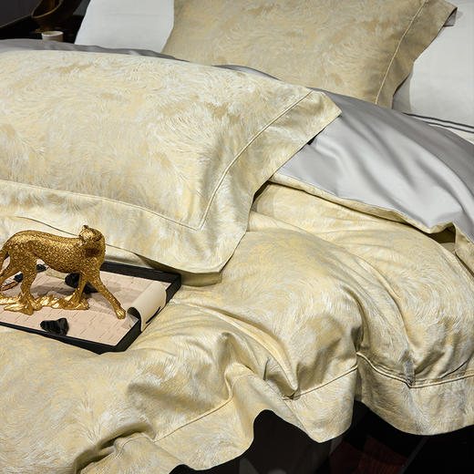 KINGCO京彩100支色织提花四件套------浮影 商品图1