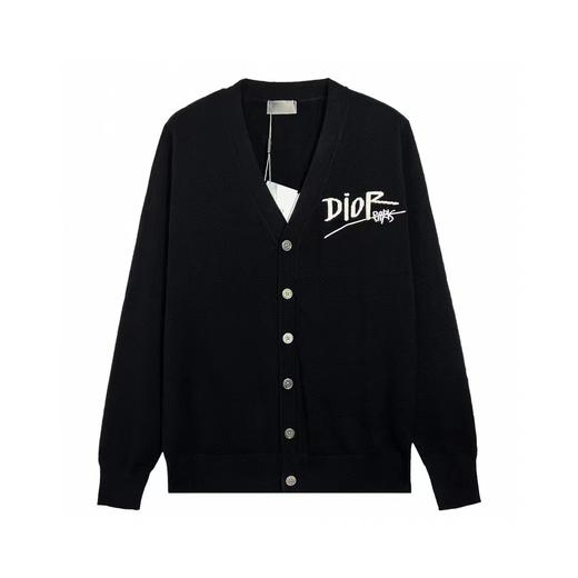 F011217百搭气质胸前刺绣字母针织开衫外套女款 商品图9