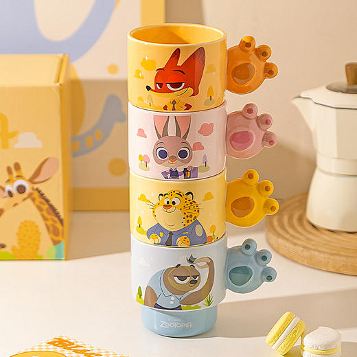 摩登主妇疯狂动物城马克杯生日礼物情侣水杯家用陶瓷喝水咖啡杯子 商品图3