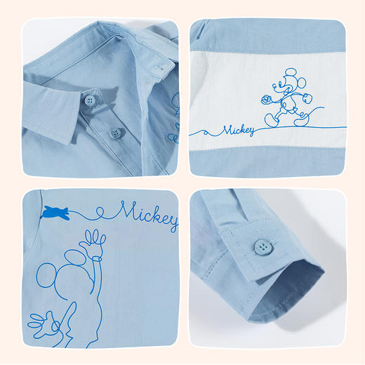 迪士尼男童长袖衬衫XD3DS025 商品图5