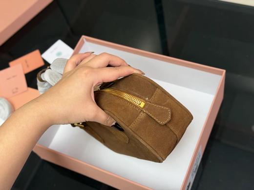 F011208新款可手拎可斜挎鹿皮绒女士保龄球包包 商品图13